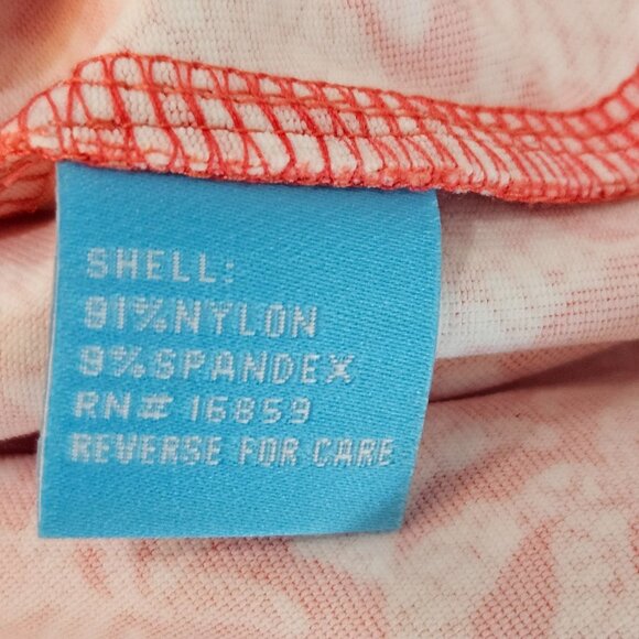 J. McLaughlin Catalina Faux Wrap Top Size Large Red Floral Lace Print - Picture 6 of 9